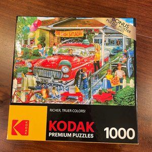 Kodak 1000 piece Puzzle Car Wash Saturday